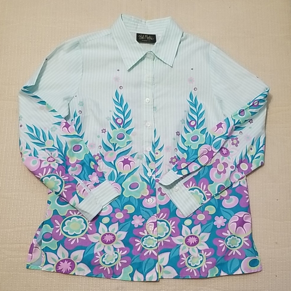 Bob Mackie Tops - 3/$10 Bob mackie wearable art button up dress shirt